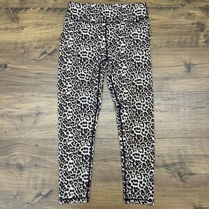 Zyia Active 12 Brilliant Scrunchy What Leopard Hi Rise 7/8 Leggings Animal Print